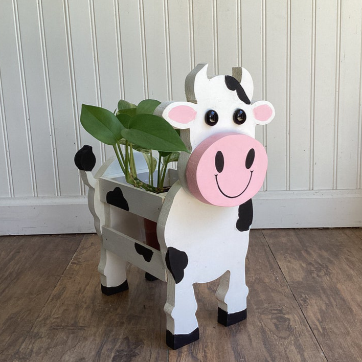 Cute Cow Flower Pot – Cafmelo