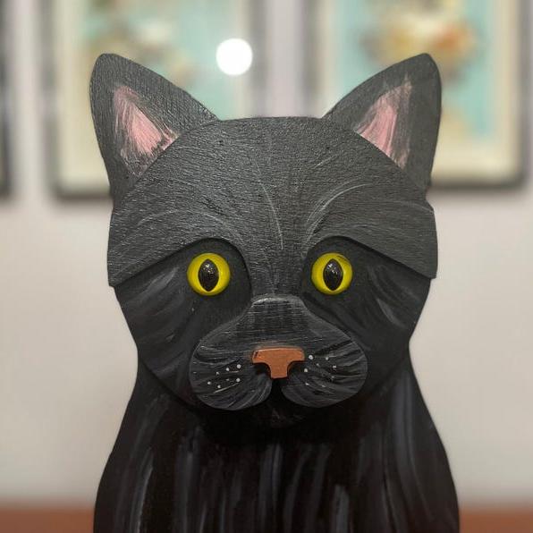 black cat plant pot Black Cat -Tail up Flower Pot – Cafmelo