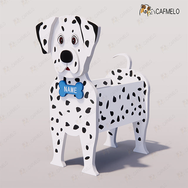dalmatian plant pot Dalmatian Flower Pot – Cafmelo