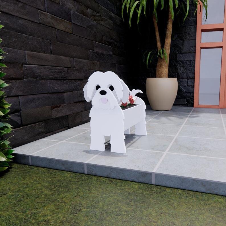 Shih Tzu Flower Pot – Cafmelo