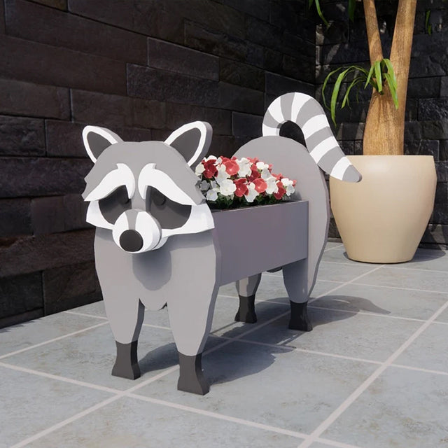 raccoon plant pot Raccoon Flower Pot – Cafmelo